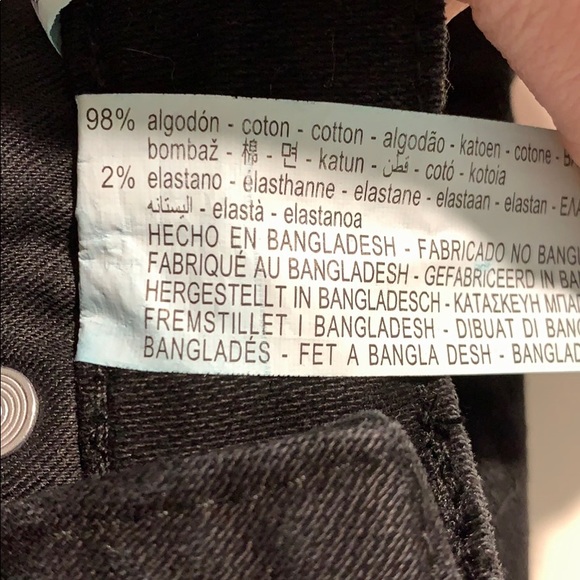 NWT. Zara Black Denim Mini A-line Skirt. Size XS. - Picture 6 of 7